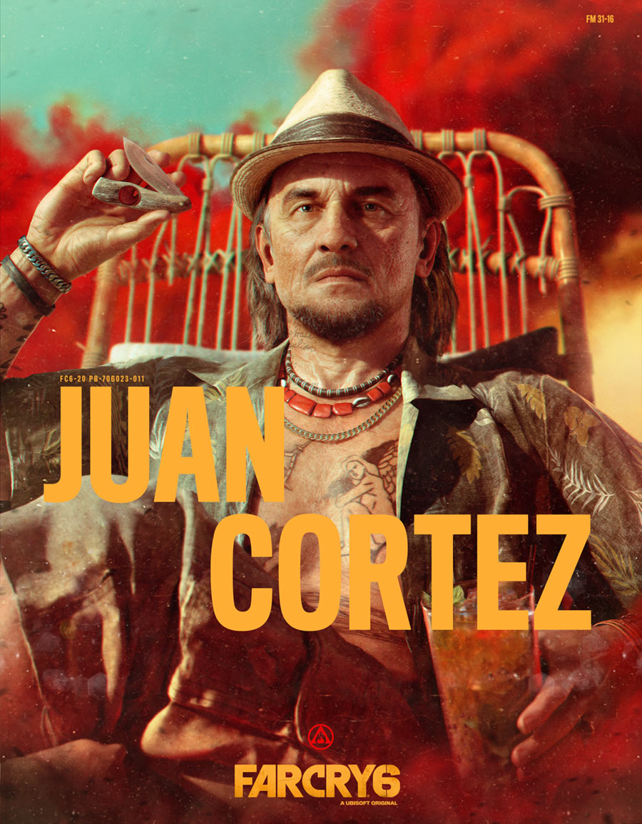 Juan Cortez Art from Far Cry 6