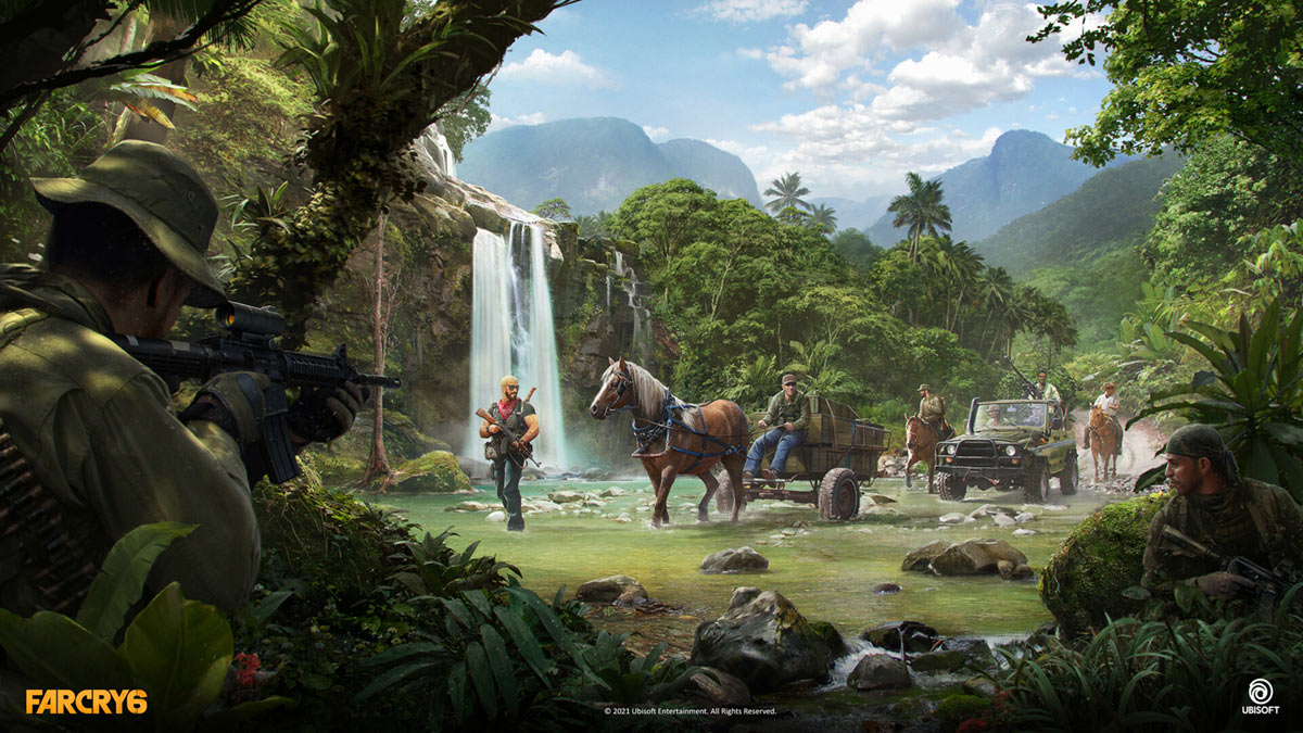 Jungle Ambush Art from Far Cry 6