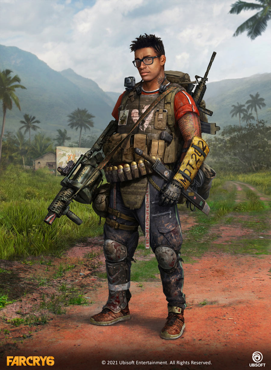 Male Guerrilla Fighter 1 Art from Far Cry 6