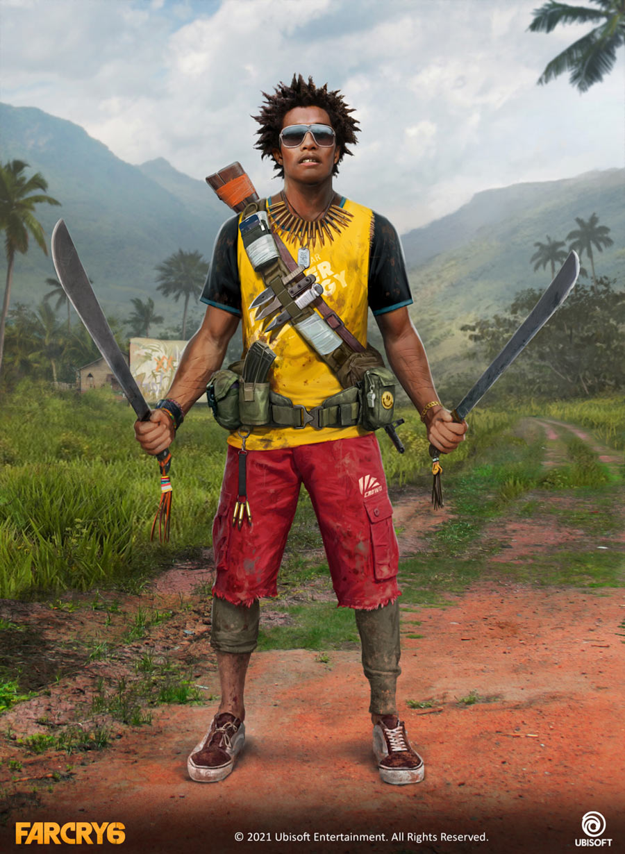 Male Guerrilla Fighter 3 Art from Far Cry 6