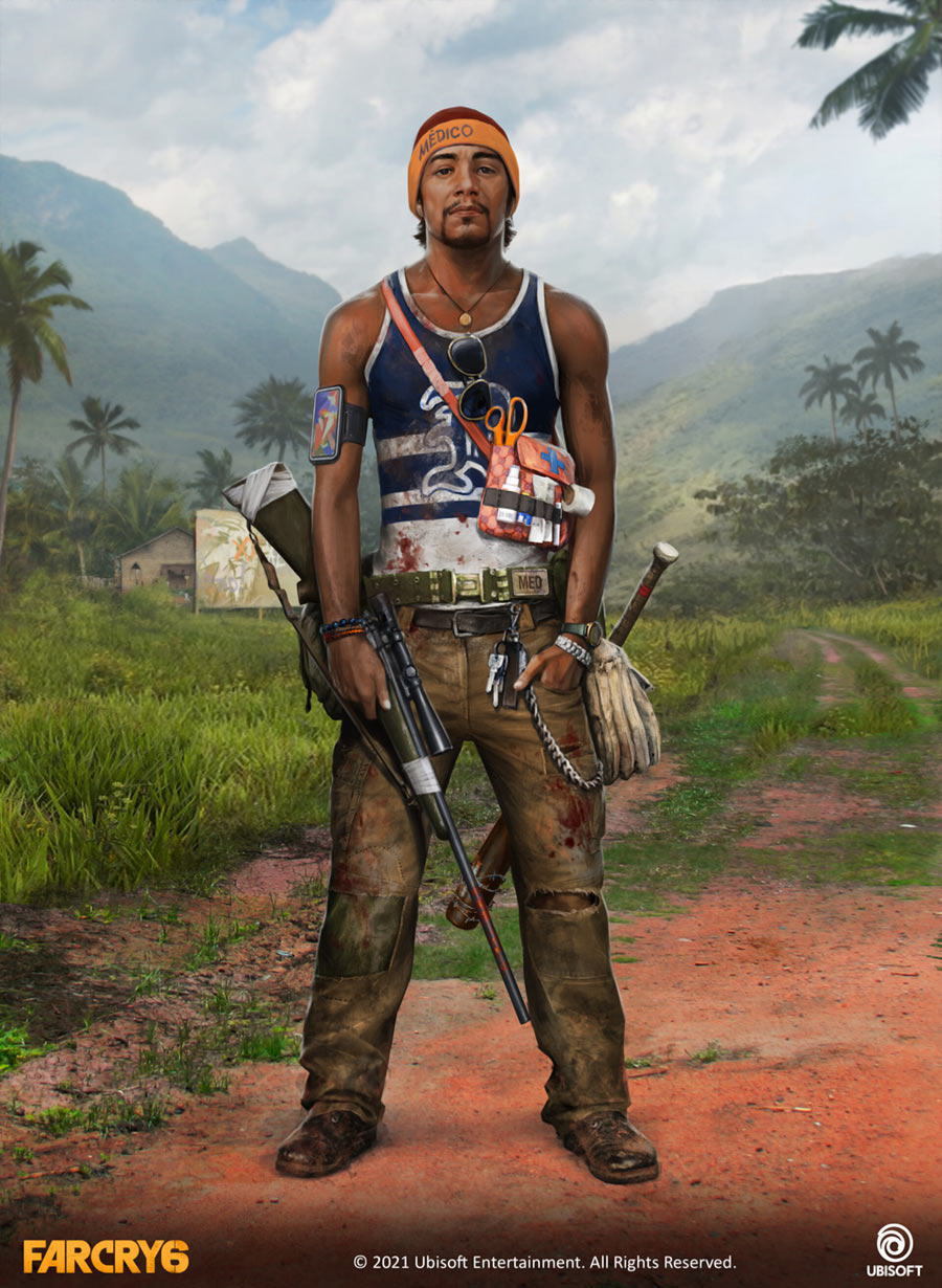Male Guerrilla Fighter 4 Art from Far Cry 6