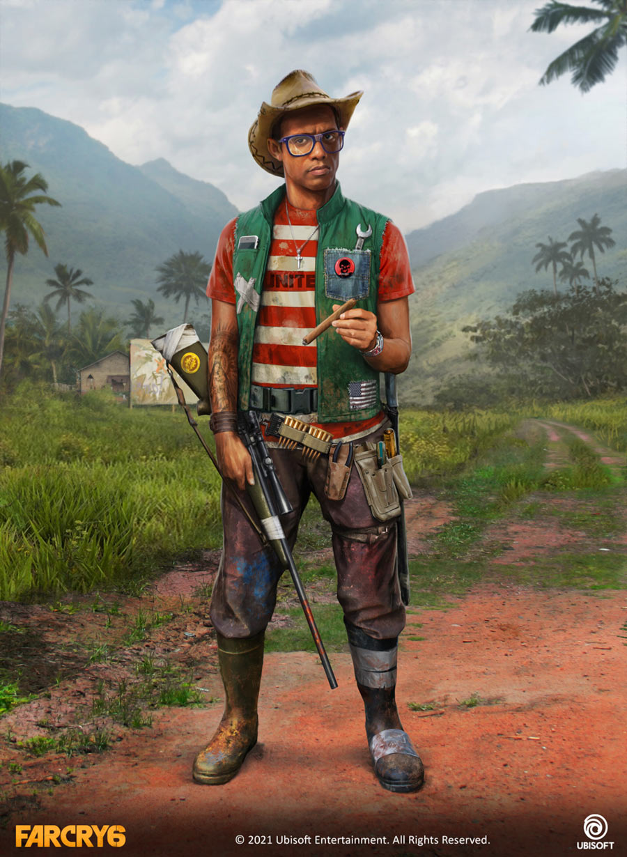 Male Guerrilla Fighter 5 Art from Far Cry 6