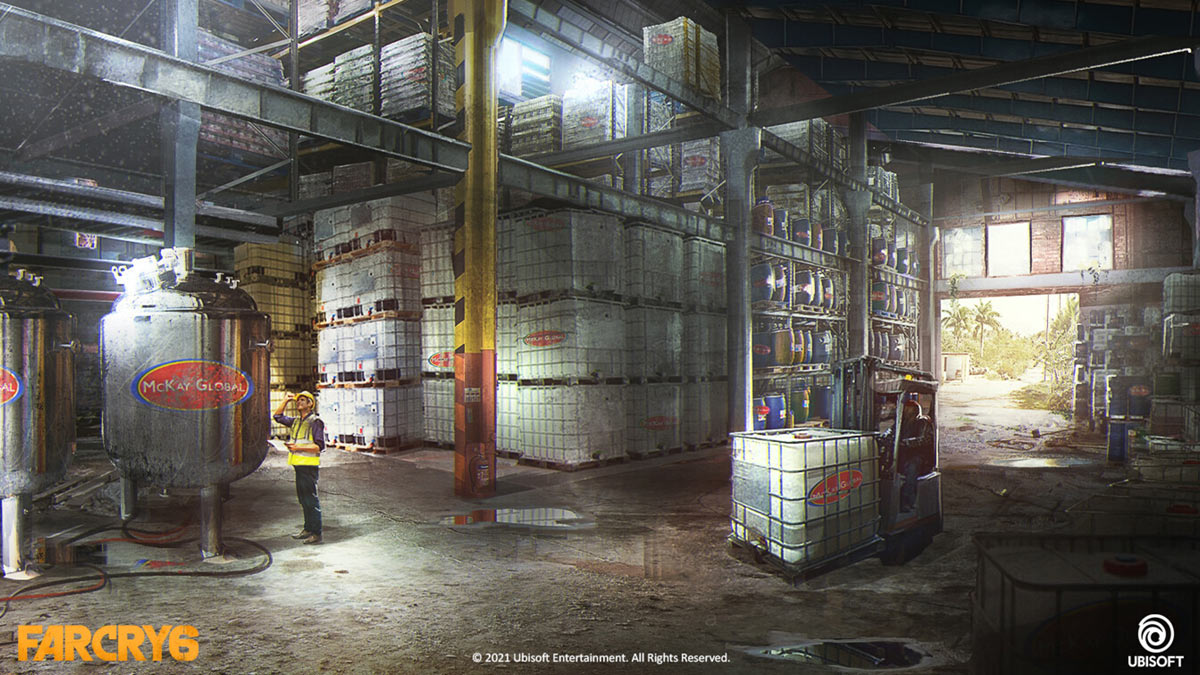 McKay Warehouse Art from Far Cry 6
