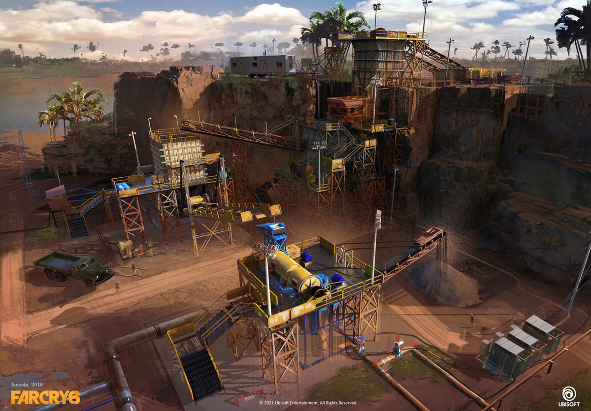 Moa Filtration Plant Art from Far Cry 6