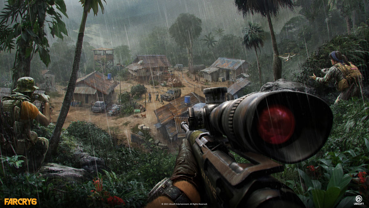 Mountain Outpost Art from Far Cry 6