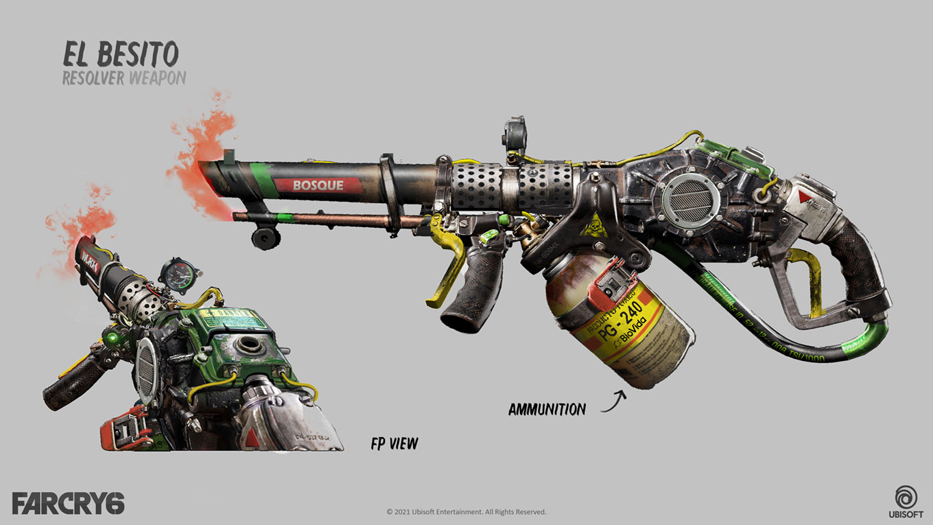 Poison Launcher Art from Far Cry 6