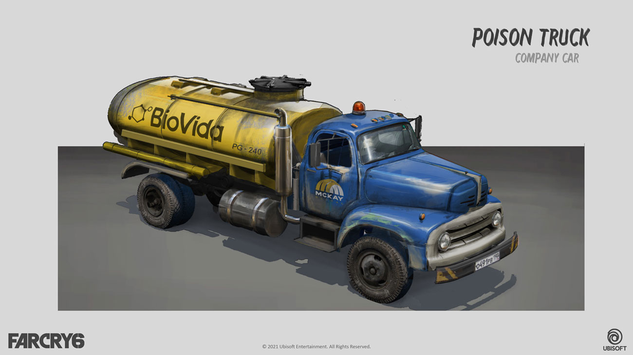 Poison Truck Art from Far Cry 6