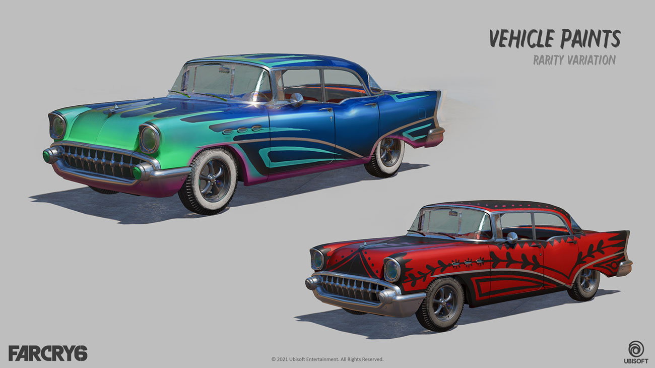 Vehicle Paints Artwork from Far Cry 6