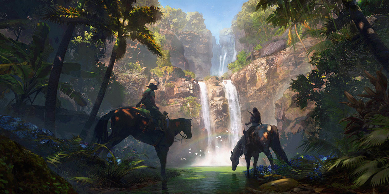 Waterfall Art from Far Cry 6