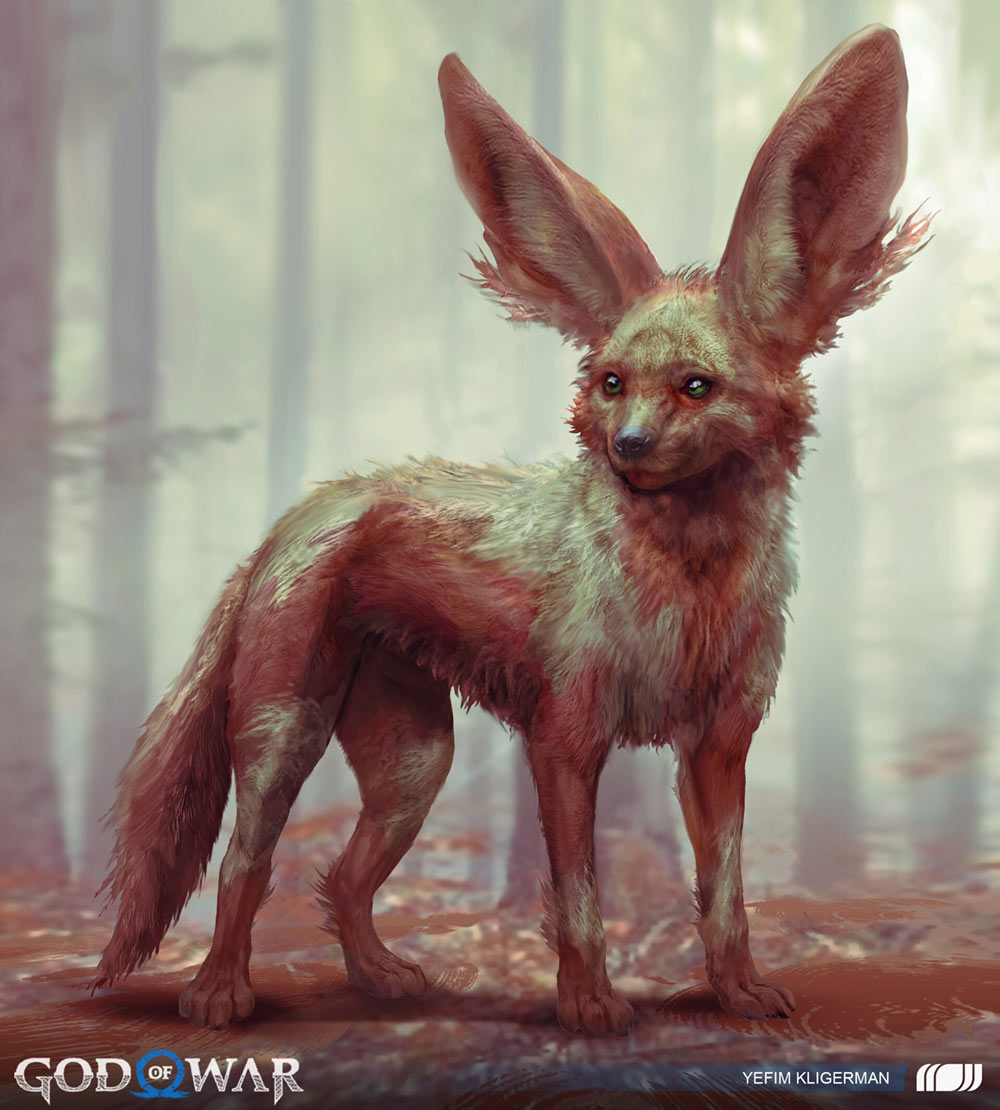 Angrboda's Pet Concept Art from God of War Ragnar&ouml;k