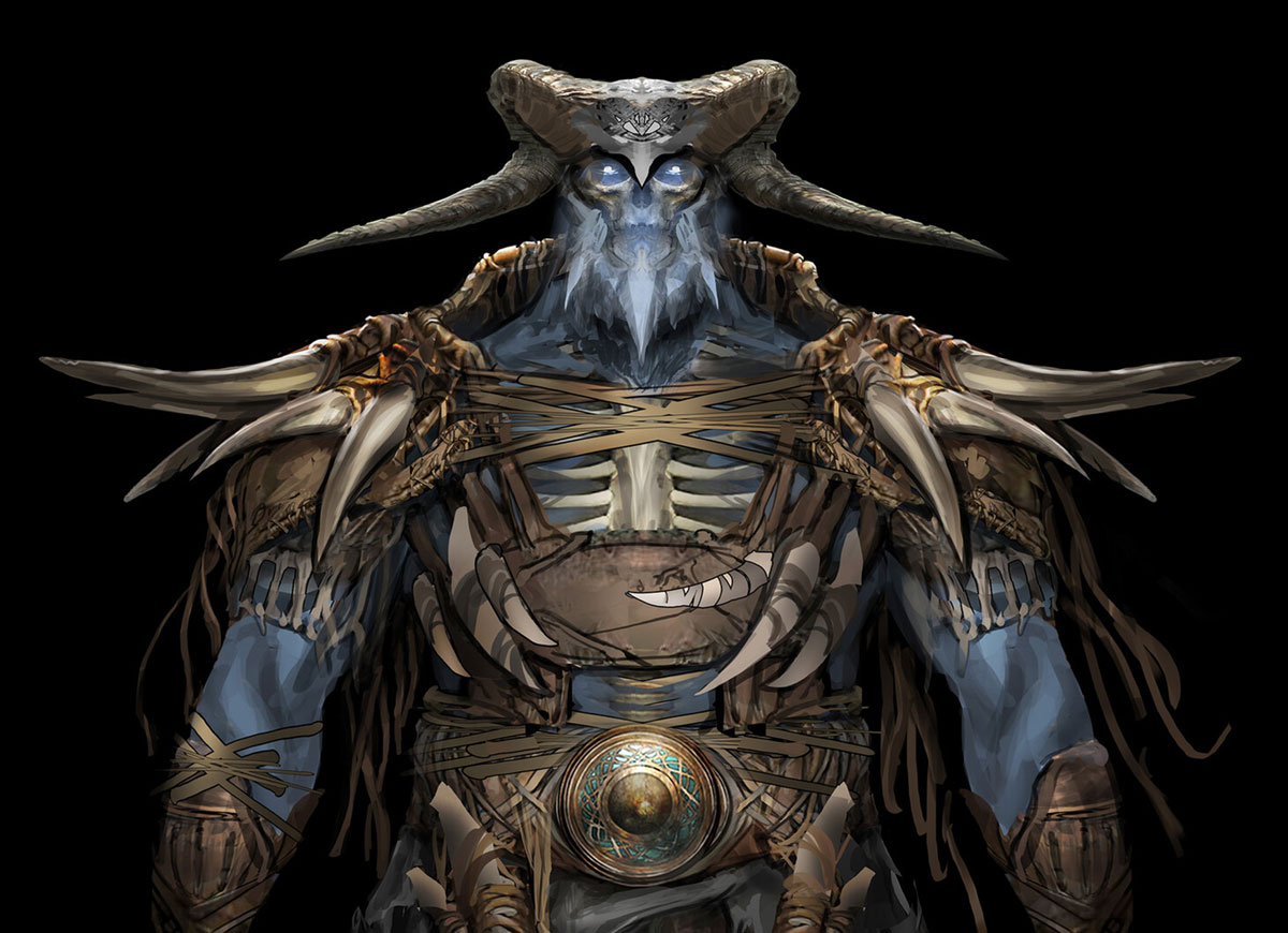 Berserker Soul Early Concept Art from God of War Ragnar&ouml;k