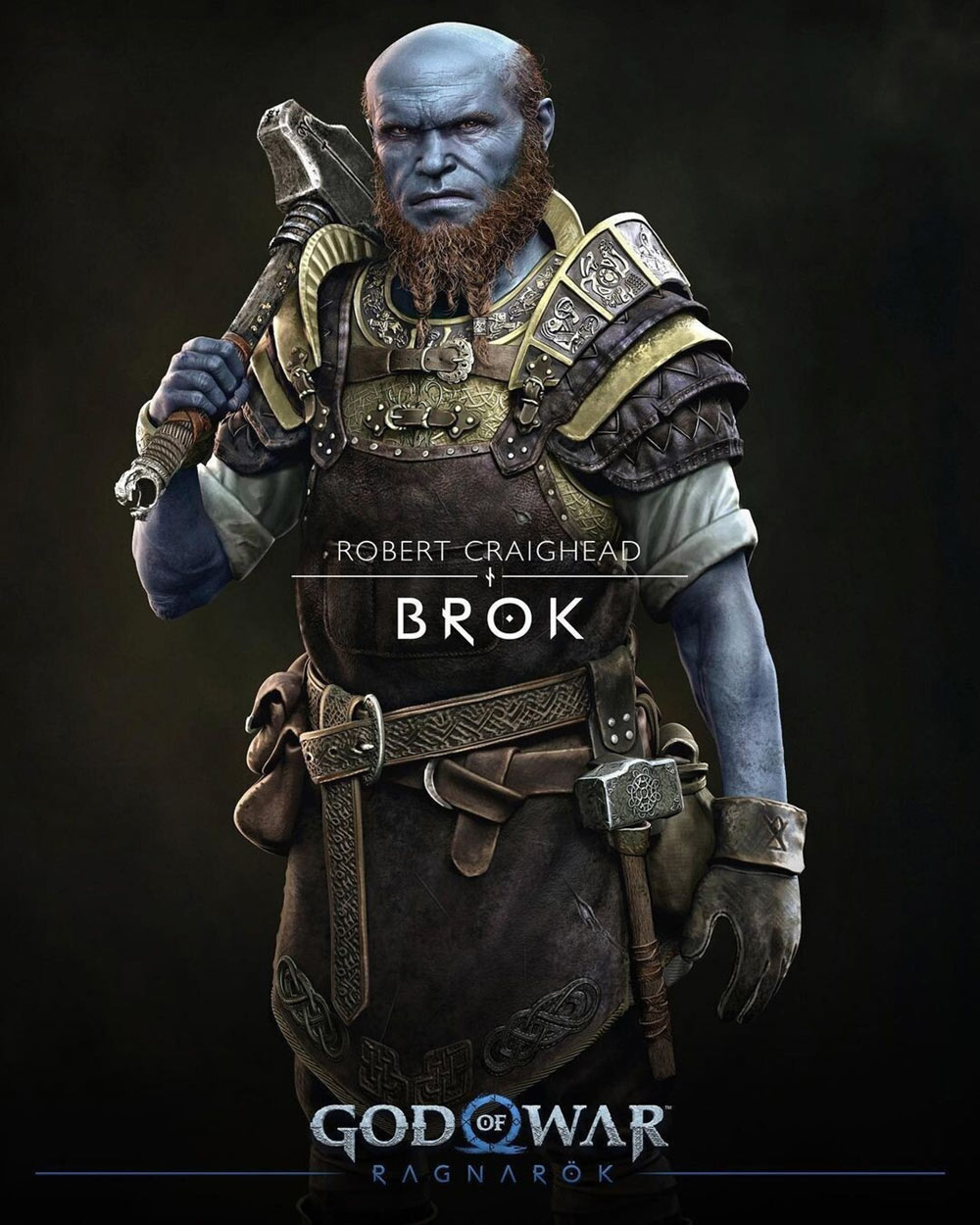 Brok Art from God of War Ragnar&ouml;k