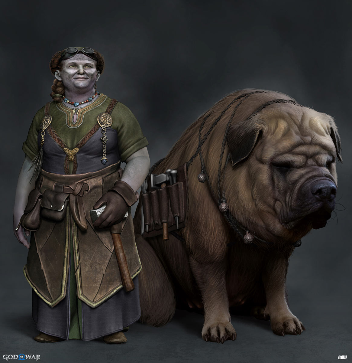 Dwarf Art from God of War Ragnar&ouml;k