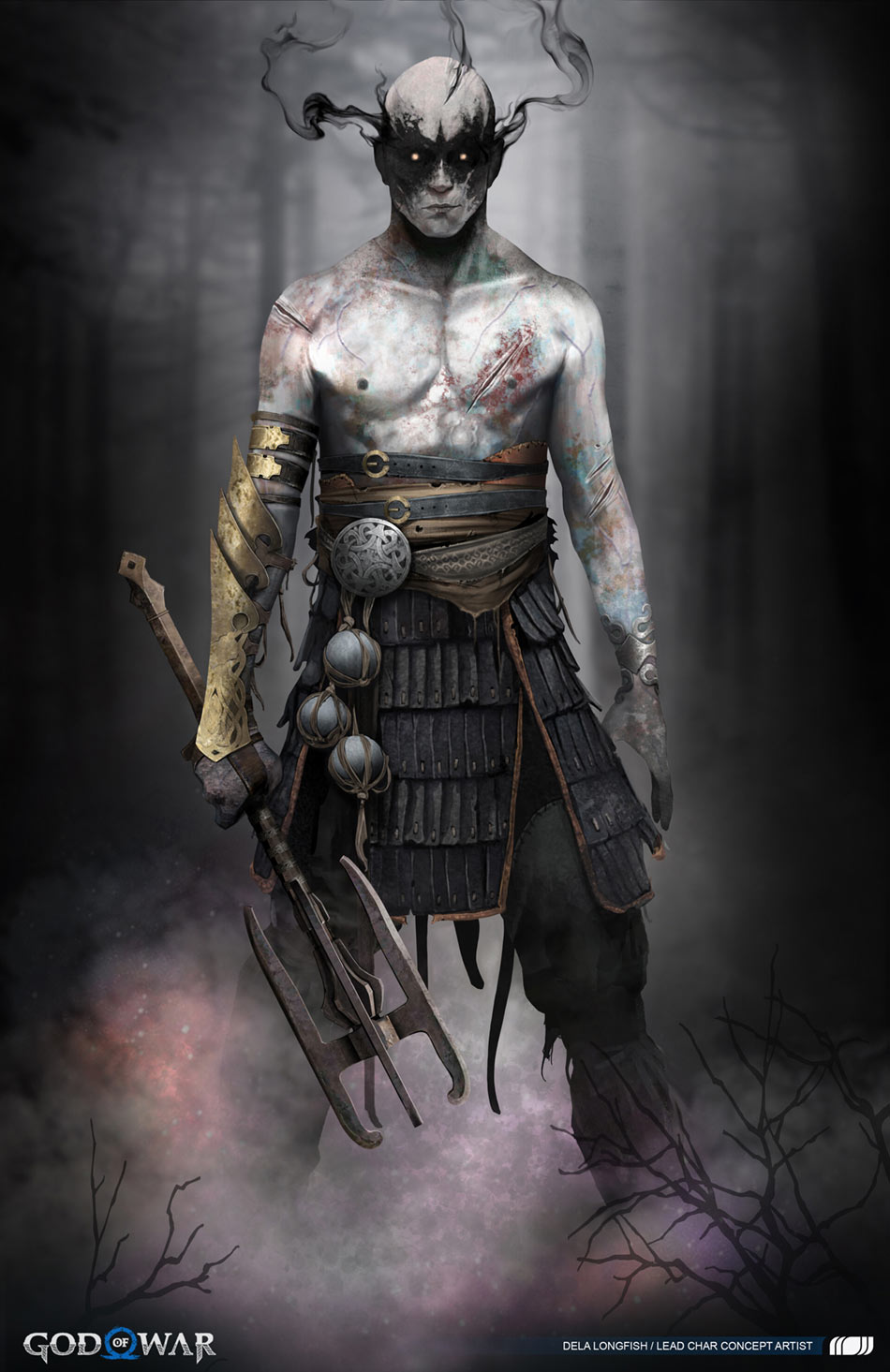 Einherjar Male Concept Art from God of War Ragnar&ouml;k