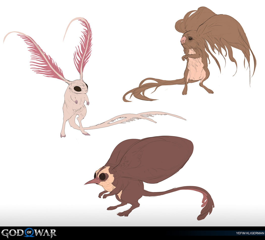 Fuzzball Concept Art from God of War Ragnar&ouml;k