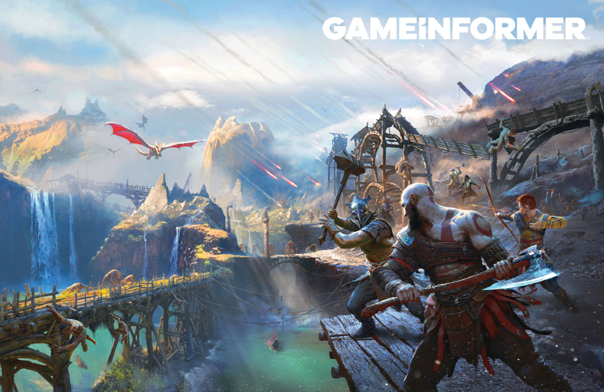Game Informer Cover Art from God of War Ragnar&ouml;k