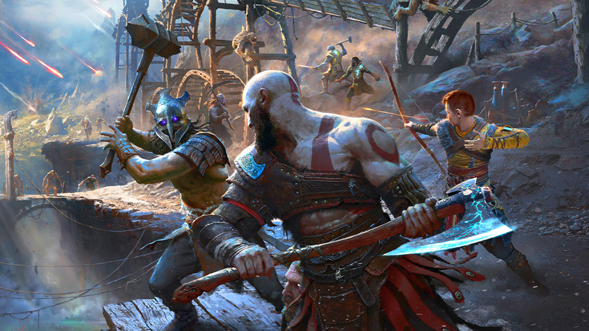 Game Informer Cover Artwork from God of War Ragnar&ouml;k