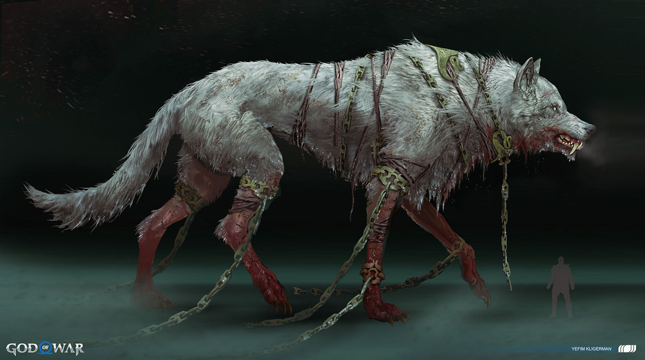 Garm Concept Art from God of War Ragnar&ouml;k
