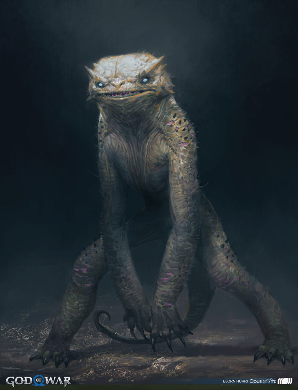 Grim Concept Art from God of War Ragnar&ouml;k