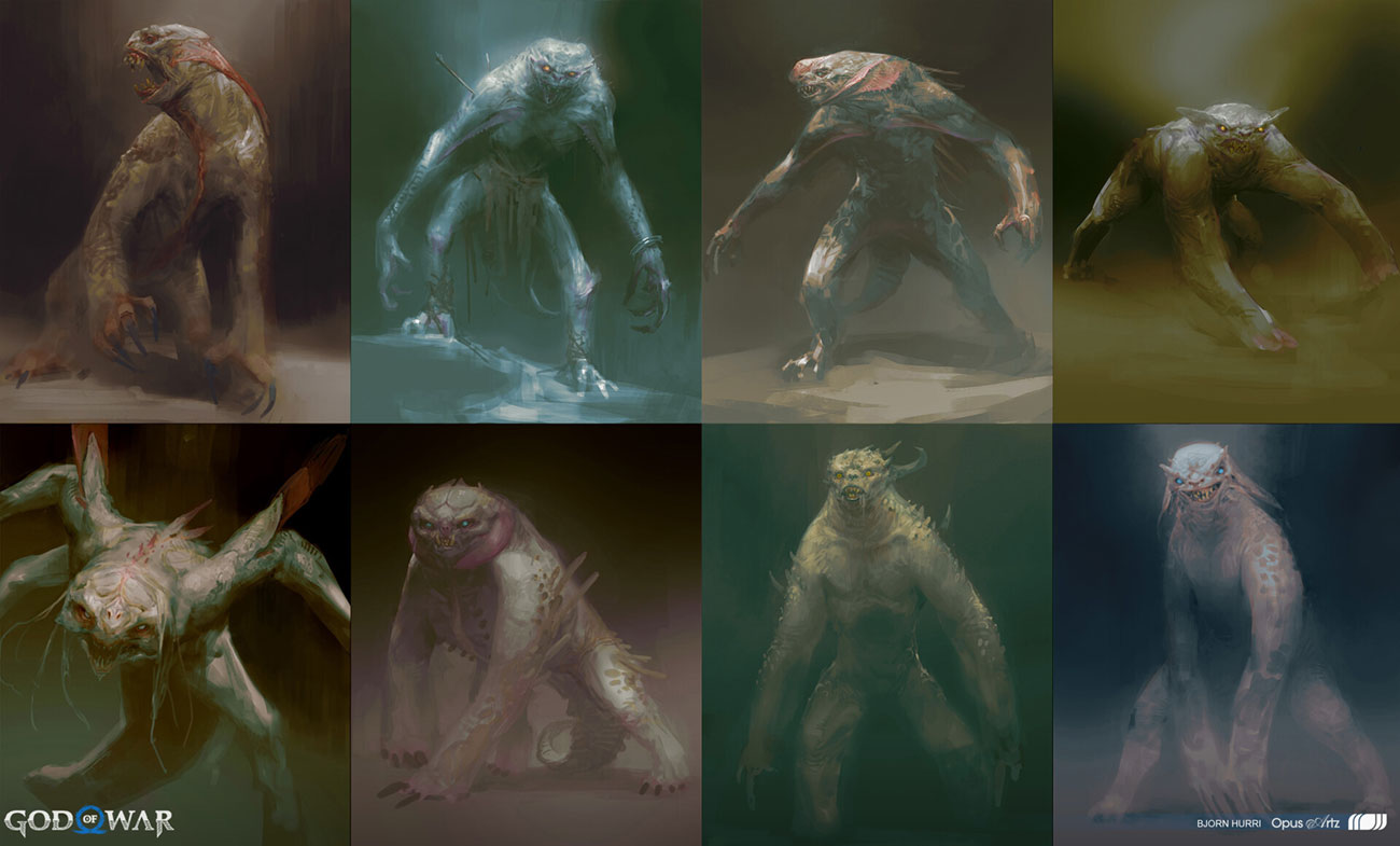 Grim Exploratory Designs from God of War Ragnar&ouml;k