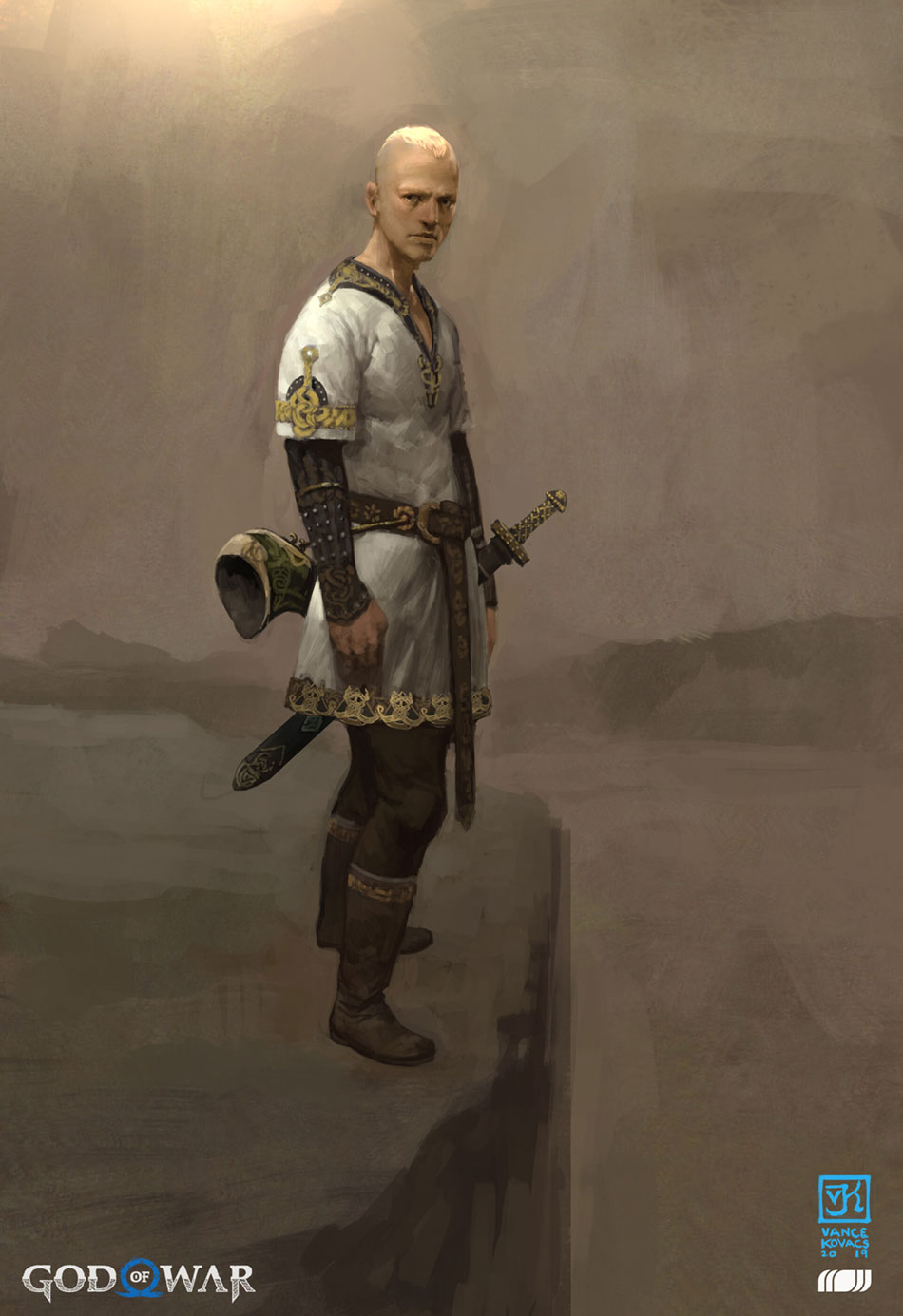 Heimdall Concept Art from God of War Ragnar&ouml;k