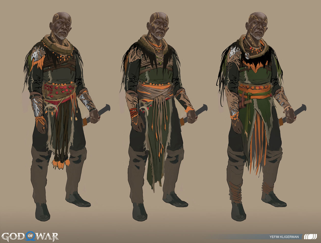 Hildisv&iacute;ni Early Concepts from God of War Ragnar&ouml;k