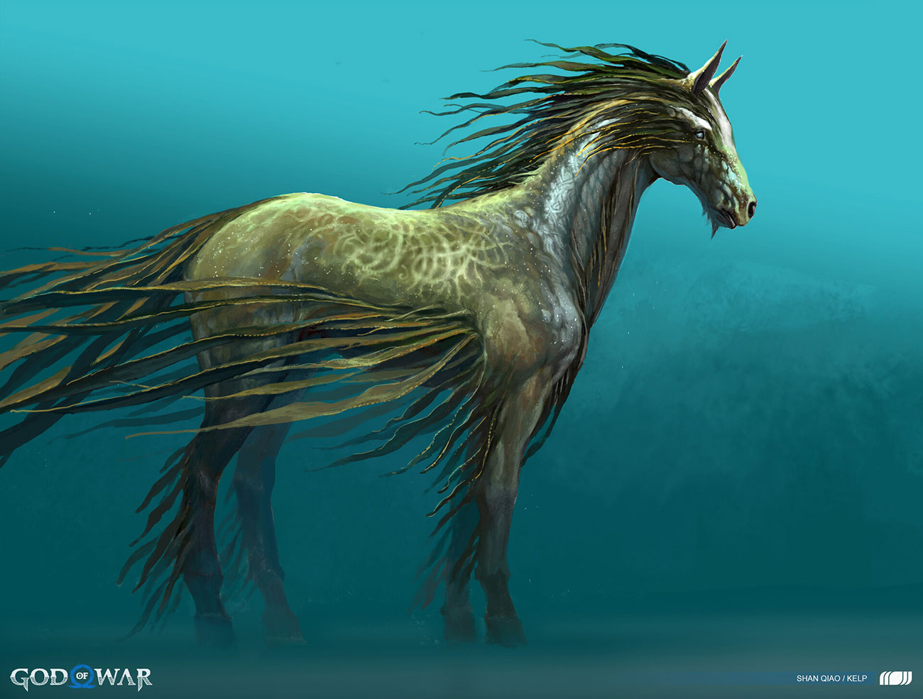 Kelpie Art from God of War Ragnar&ouml;k
