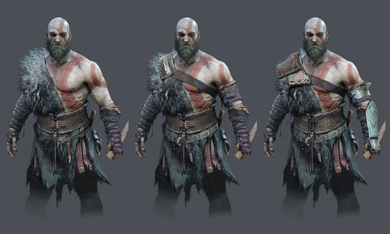 Kratos Armor Concept Art from God of War Ragnar&ouml;k
