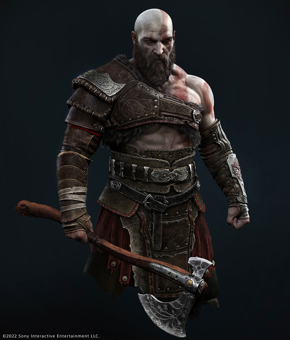 Kratos Final Design from God of War Ragnar&ouml;k
