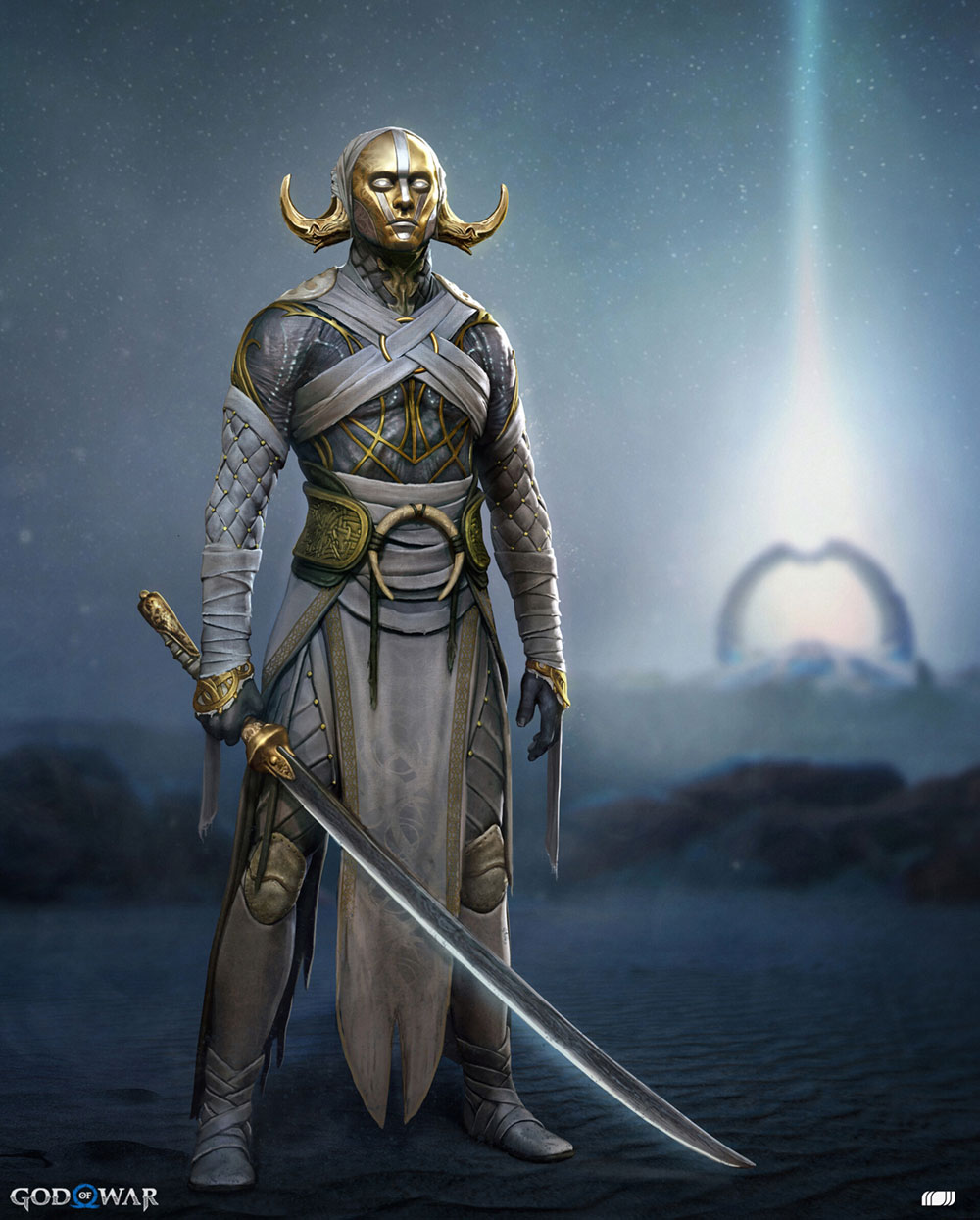 Light Elf Final Design from God of War Ragnar&ouml;k