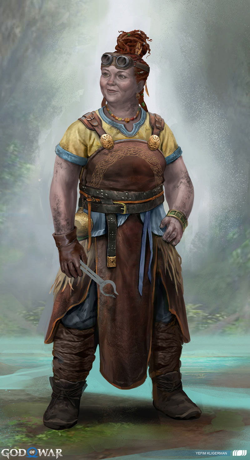 L&uacute;nda Concept Art from God of War Ragnar&ouml;k