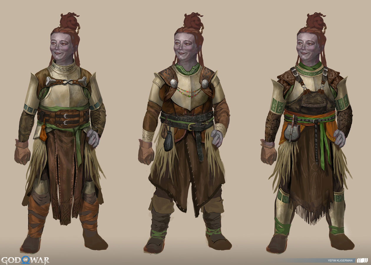 L&uacute;nda Concepts from God of War Ragnar&ouml;k
