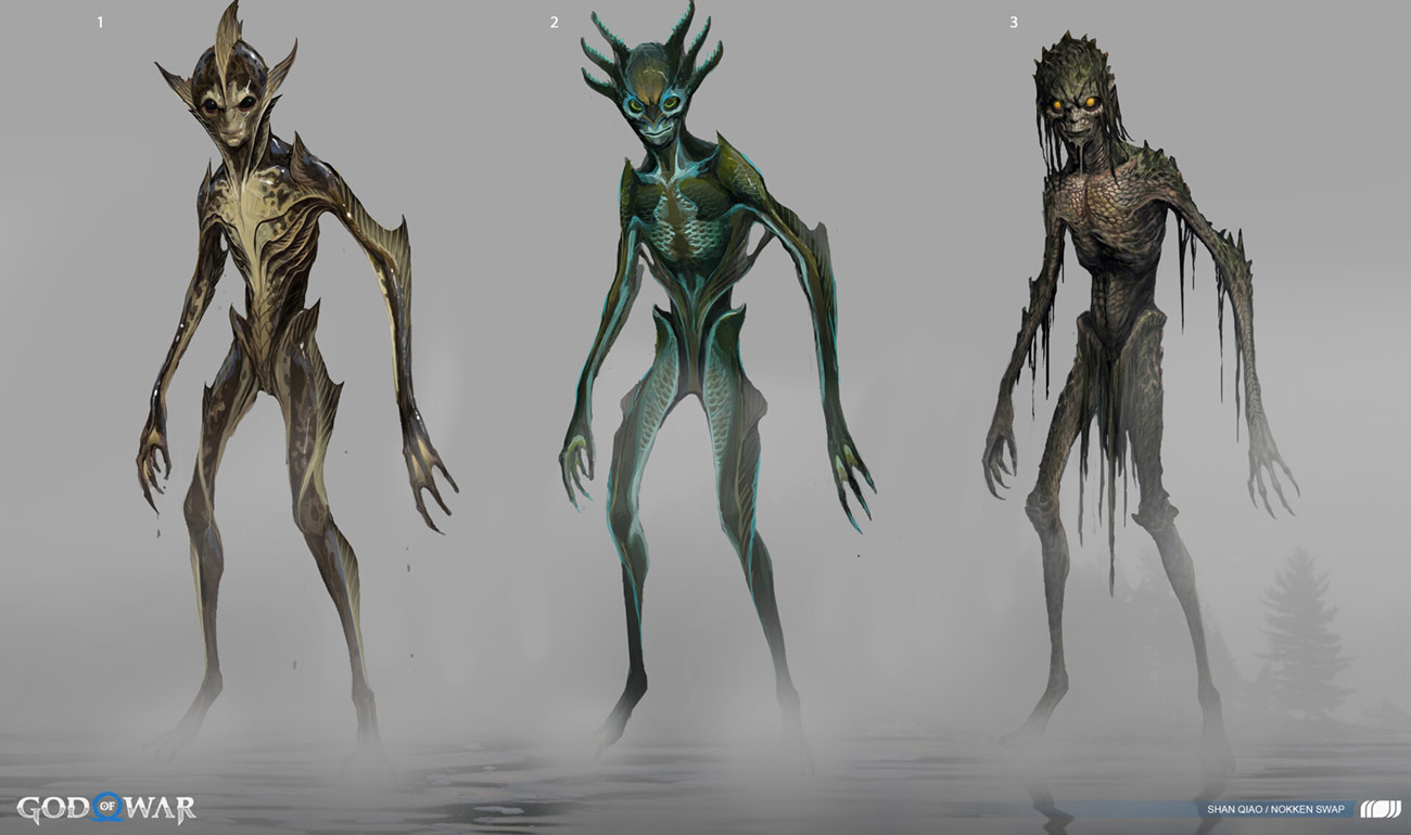 Nokken Variations Artwork from God of War Ragnar&ouml;k