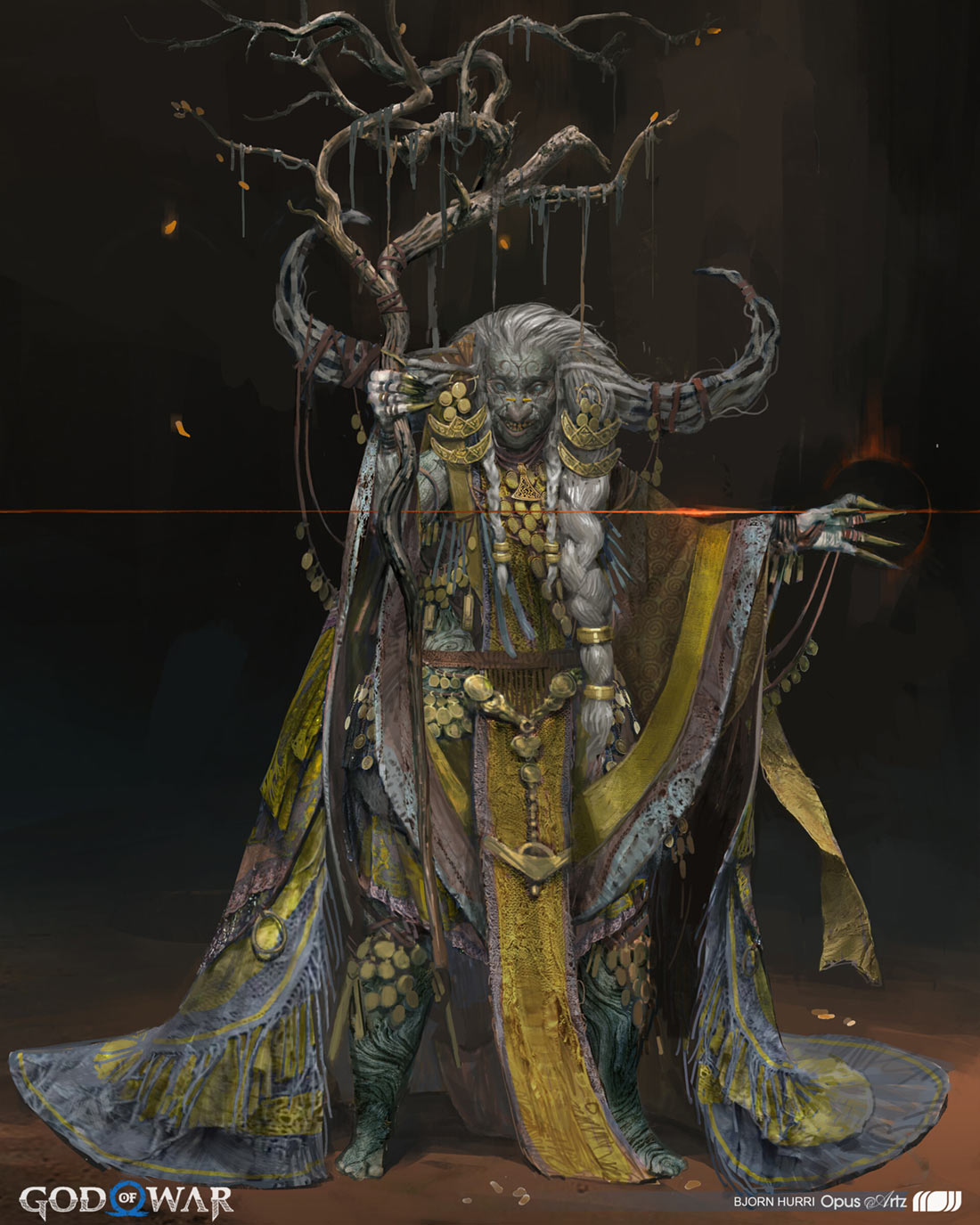 Norn Ur&eth; Concept Art from God of War Ragnar&ouml;k