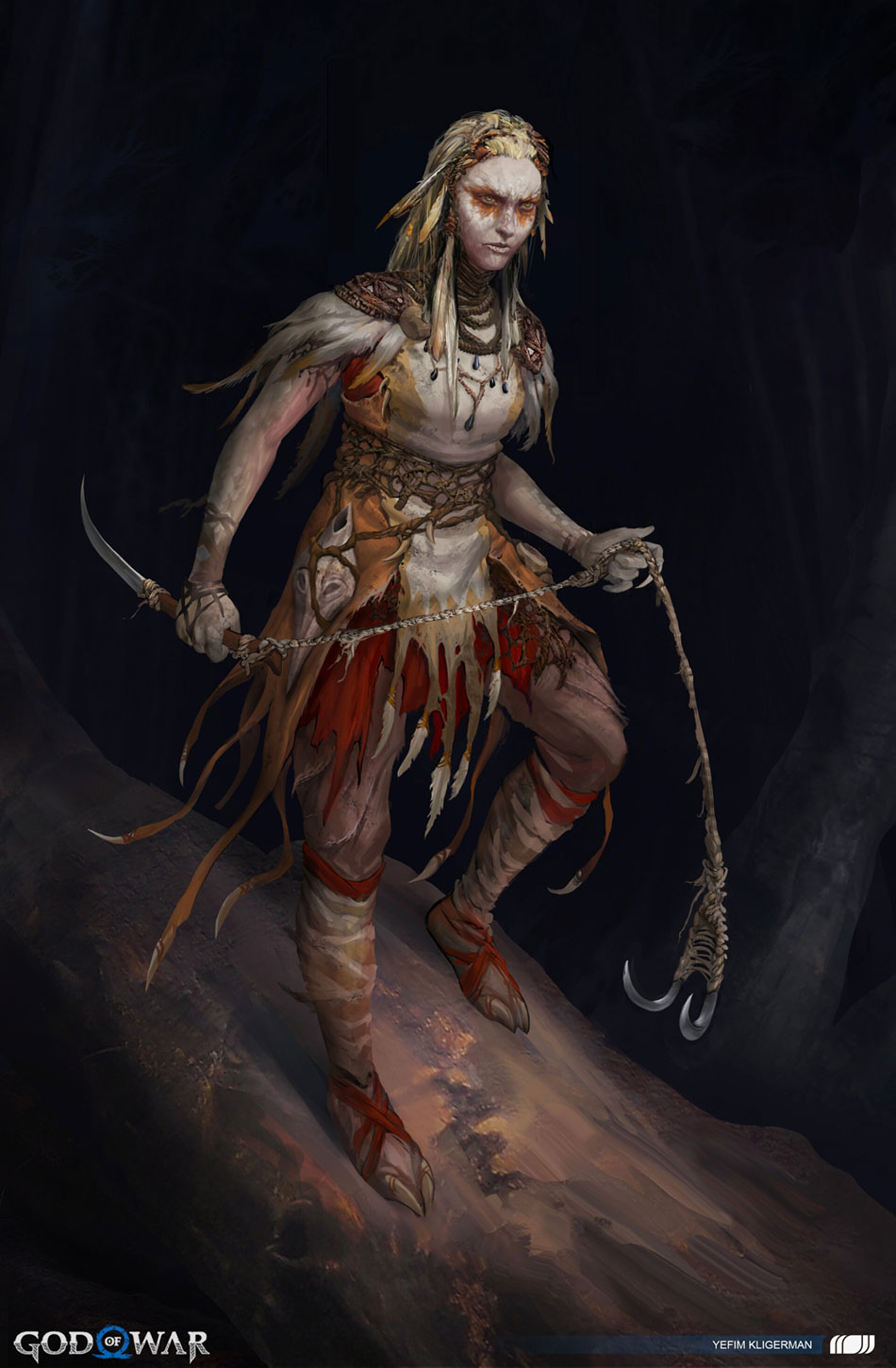 Owl Raider Concept Art from God of War Ragnar&ouml;k