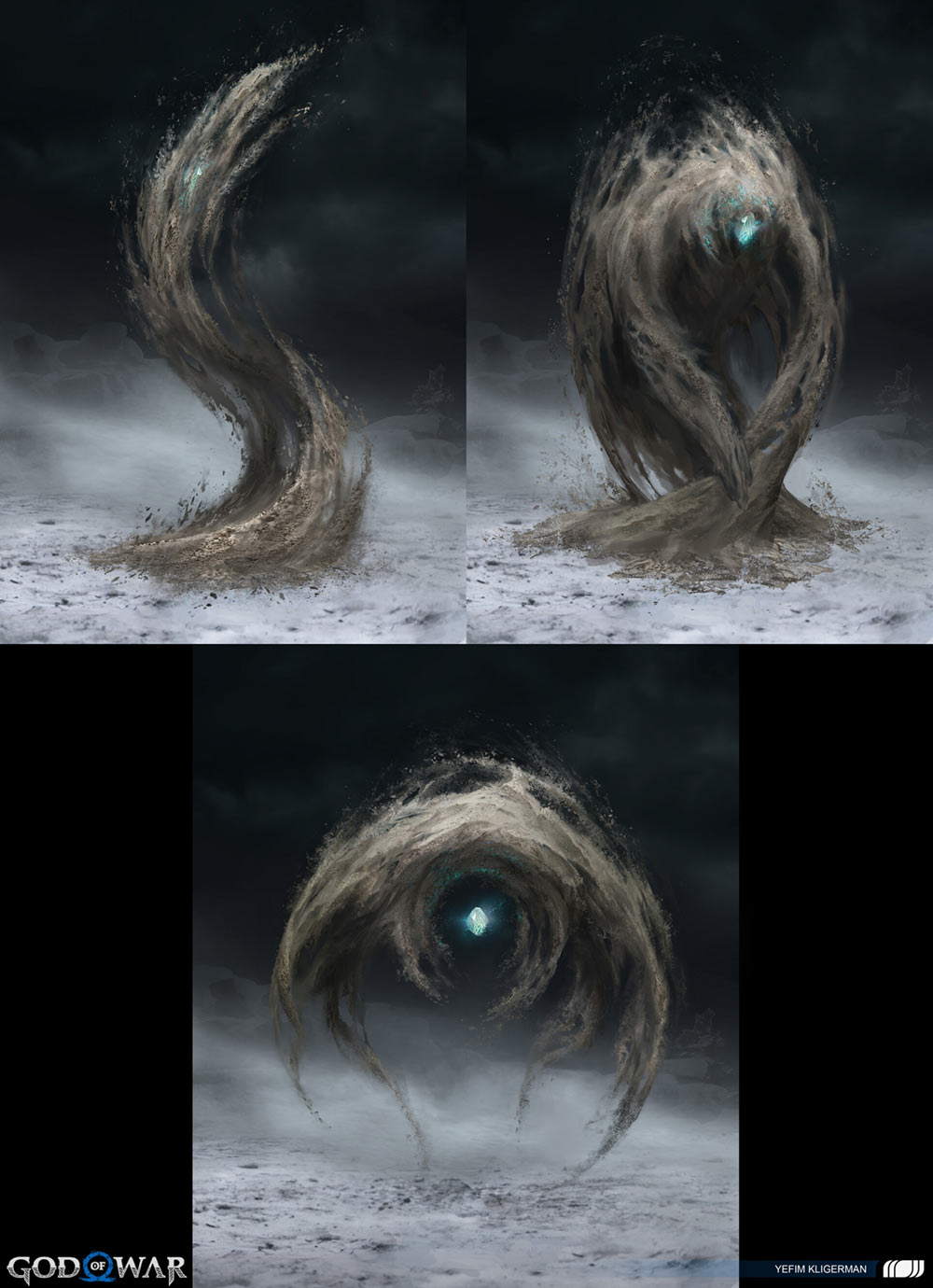 Particle Monster Concept Art from God of War Ragnar&ouml;k