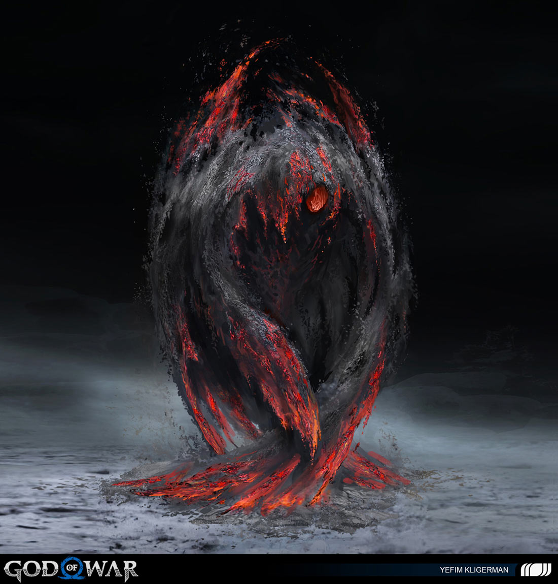 Particle Monster Art from God of War Ragnar&ouml;k