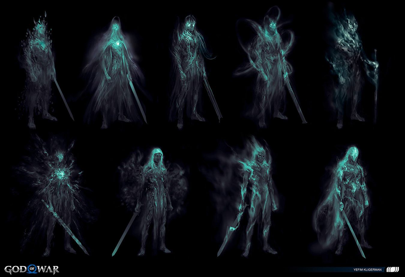 Ragnar&ouml;k Sketches from God of War Ragnar&ouml;k