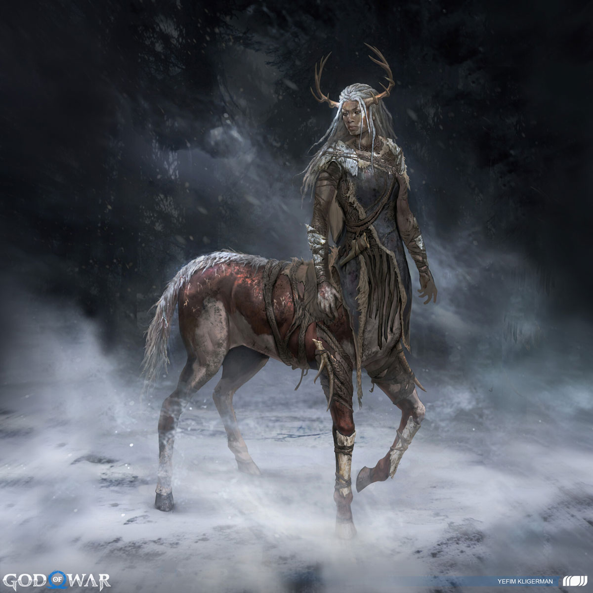 Stalker Concept Art from God of War Ragnar&ouml;k