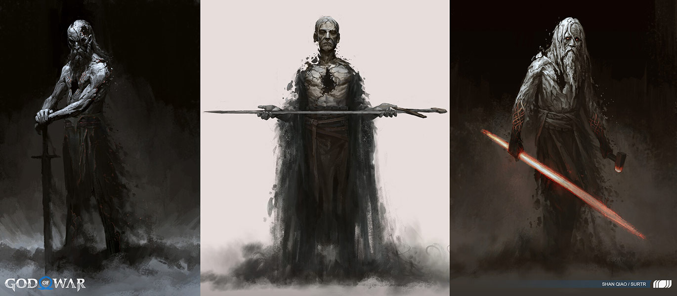 Surtr Exploration Art from God of War Ragnar&ouml;k