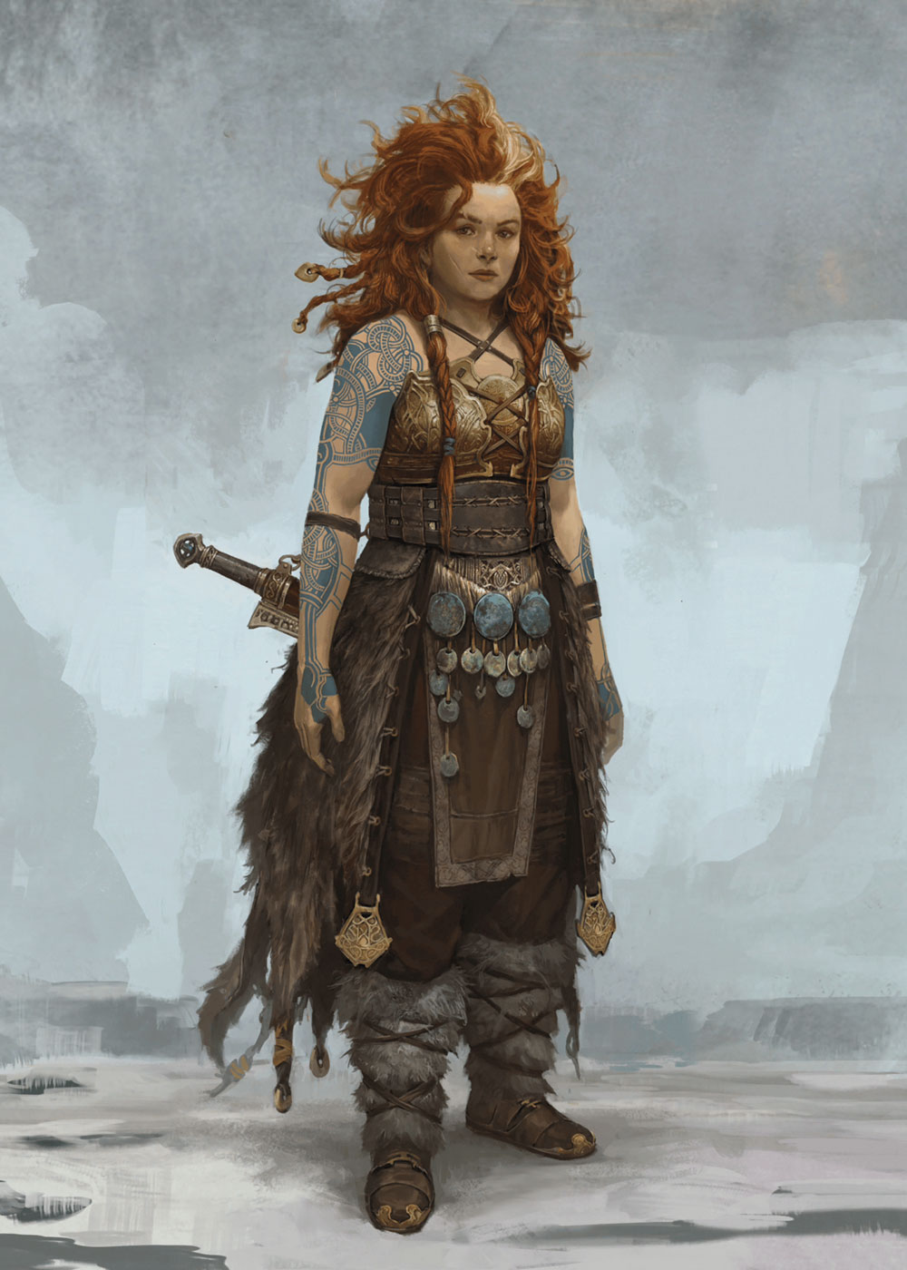 Thr&uacute;d Concept Art from God of War Ragnar&ouml;k