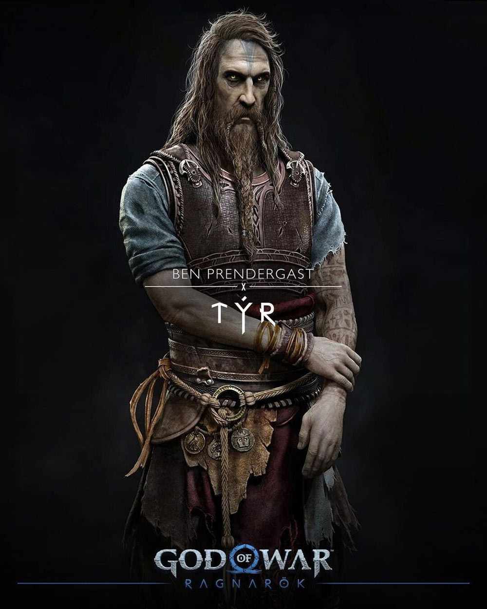 T&yacute;r Art from God of War Ragnar&ouml;k