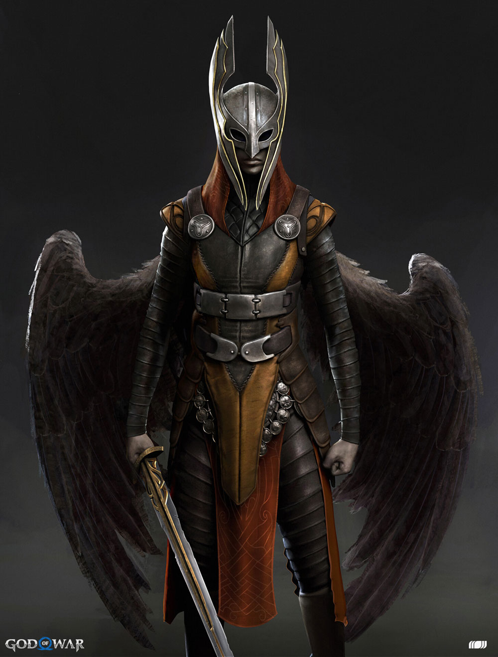 Valkyrie Art from God of War Ragnar&ouml;k