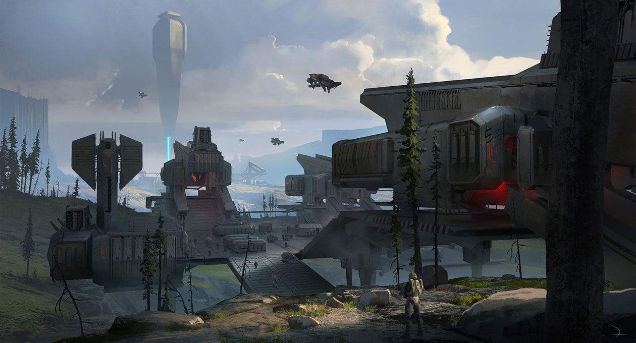 Banished Architecture Exploration from Halo Infinite