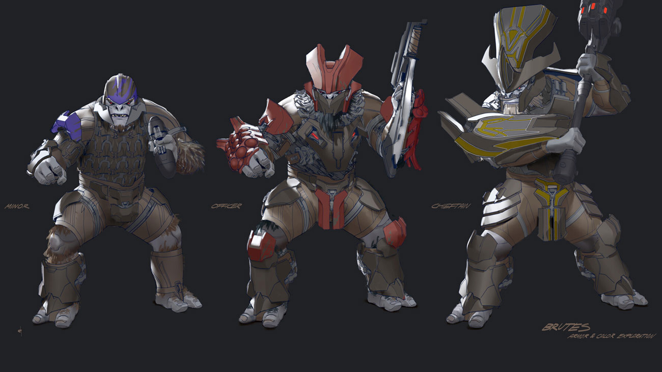 Brute Armor Colors from Halo Infinite