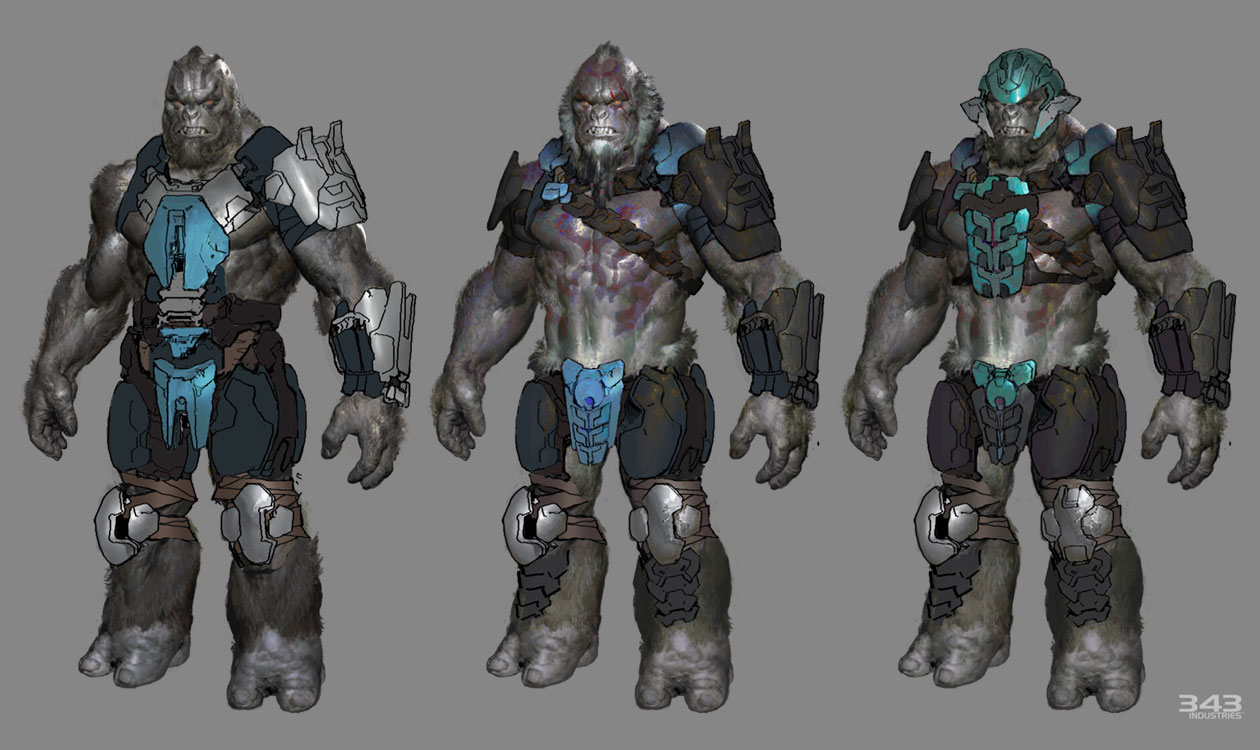 Brute Armor Designs from Halo Infinite