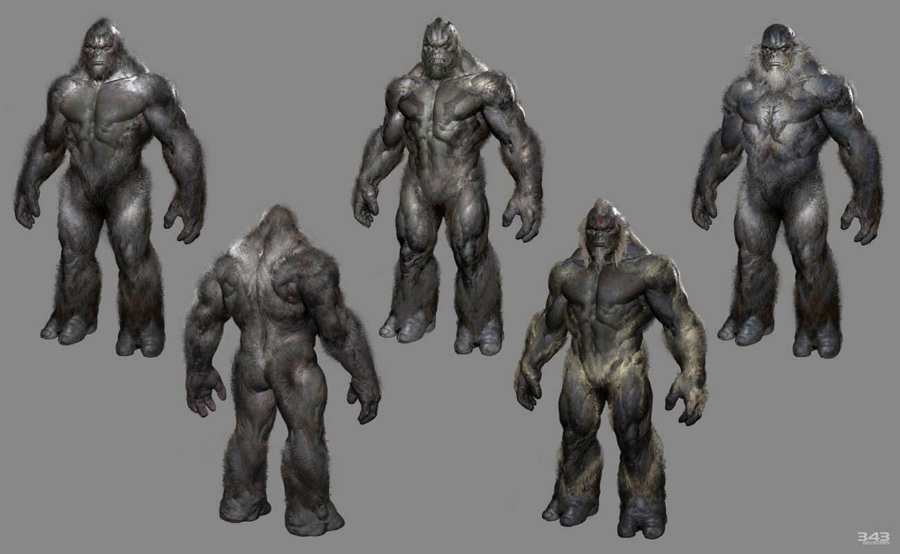 Brute Concept Artwork from Halo Infinite