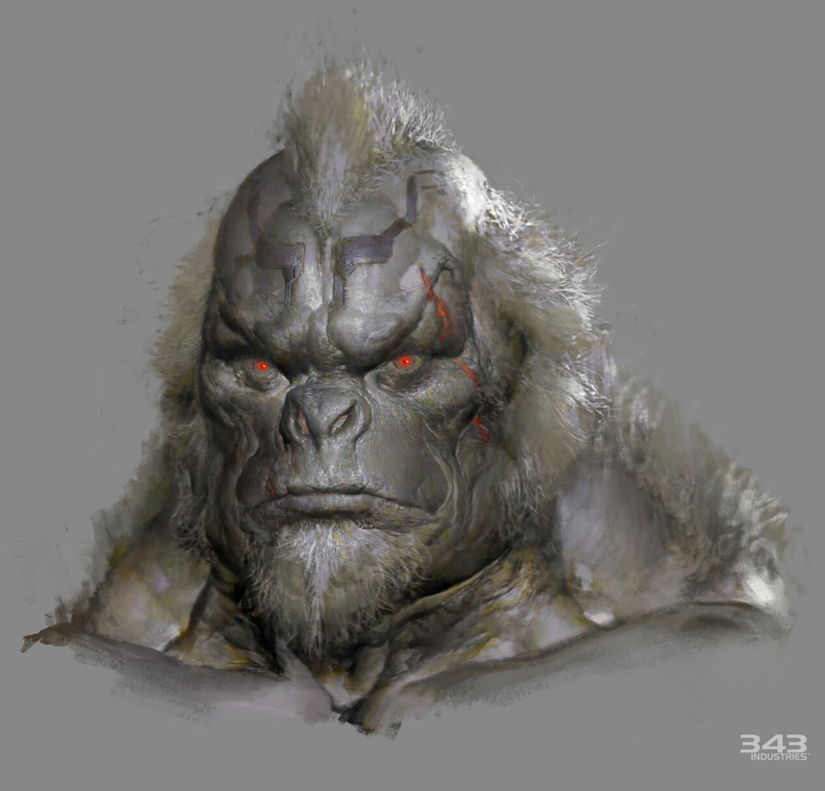 Brute Face Art from Halo Infinite