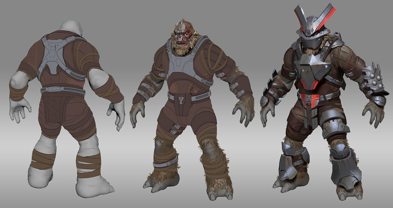 Brute Officer Armor Art from Halo Infinite