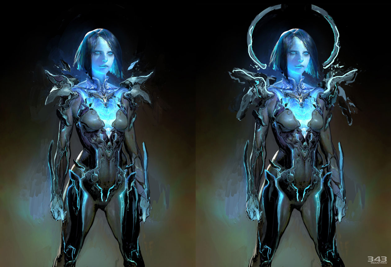 Cortana Transformed Art from Halo Infinite